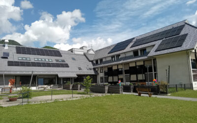 Nova sončna elektrarna v Domu Petra Uzarja